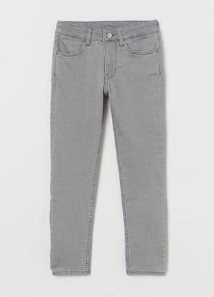 11-12/13-14 років h&m нові фірмові базові джинси скіні хлопчикові skinny fit