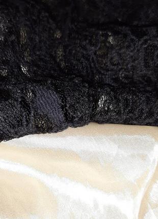 Черная кружевная ажурная юбка. размер s/m- xl8 фото