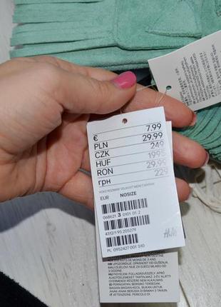 H&m нова фірмова сумка на плече з вушками котик бахрома8 фото