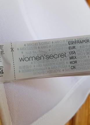 Белый купальный лиф с вышивкой women'secret. размер по бирке 95b, что соответствует размеру 80b или4 фото