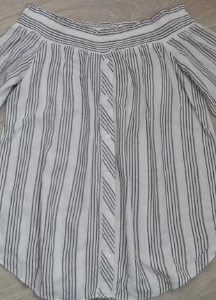 Блузка,топ,рубашка с голыми плечами р.м2 фото