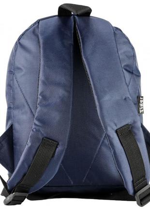 Небольшой городской мини рюкзак tiger little-p синего цвета, прогулочный рюкзачок2 фото