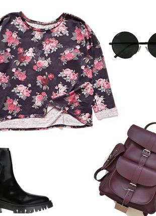 Укороченый светрик c принтом від new look.