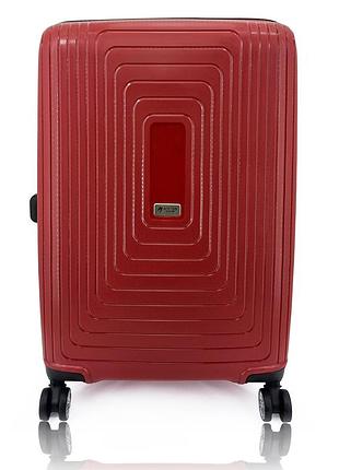 Чемодан средний airtex 241 m полипропилен бордовый
