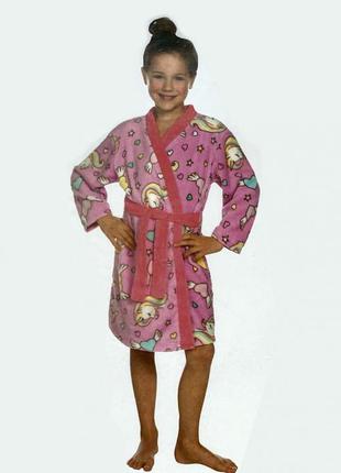 Халат для девочки action 2558637 98 см, 104 см  розовый 66297