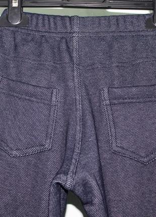 Теплые лосины для девочки под джинсы на меху3 фото
