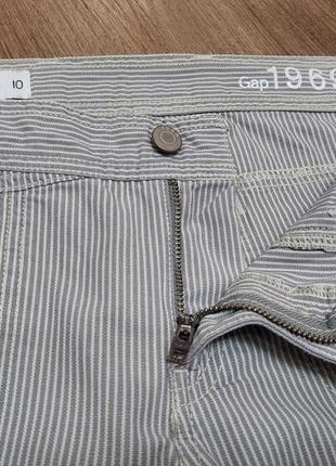 Gap укороченные брюки в полоску джинсы штаны брючки1 фото
