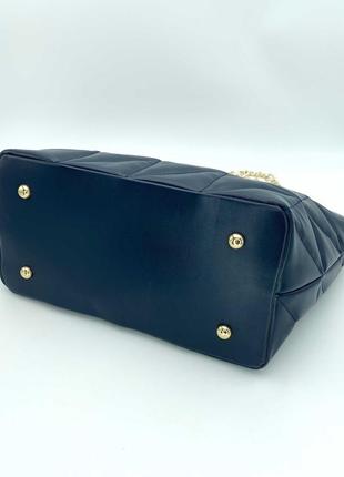 Женская сумка «саманта» темно-синяя4 фото