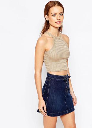 Майка топ new look petite з люрексом