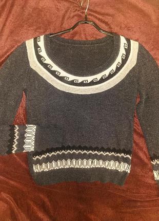 Полувер из натуральных ниток 3