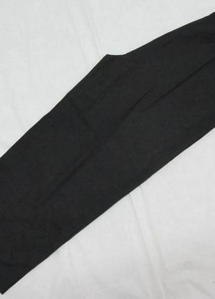 Брюки летние черные для беременных 52% лён next размер 12 (м) штаны укороченные кюлоты3 фото