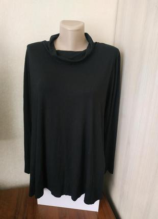 Якісна чорна кофта під шию/водолазка masai віскоза/якісна жіноча водолазка /португалія