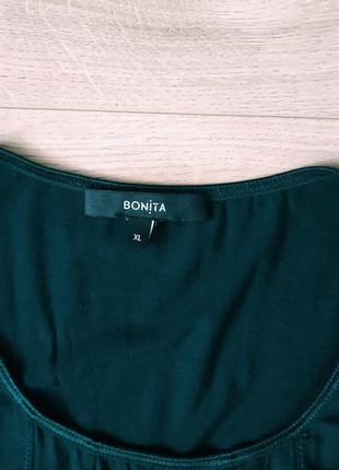 Красива майка/блуза смарагдового кольору від bonita/вискоза/женская качественная блуза/майка5 фото