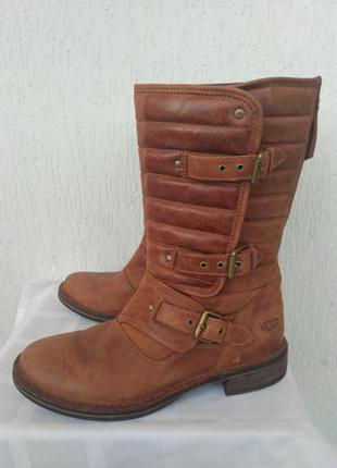 Сапоги кожанние демисезонно-зимние ugg р.383 фото