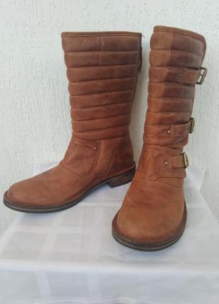 Чоботи кожанние демисезонно-зимові ugg р. 38