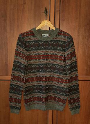 Мужской вязаный свитер topman