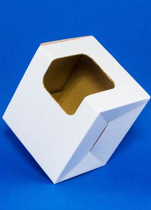 Картонная коробка для чашки с окошком6 фото