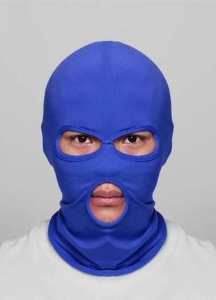 Балаклава маска (бандитка) синяя 1, унисекс