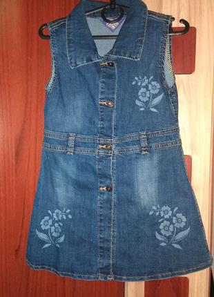 Джинсовый сарафан