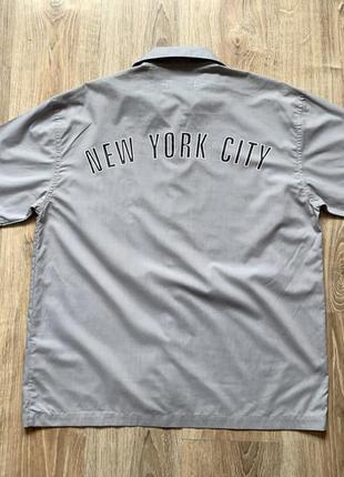 Чоловіча вінтажна колекційна бавовняна сорочка з коротким new york yankees3 фото