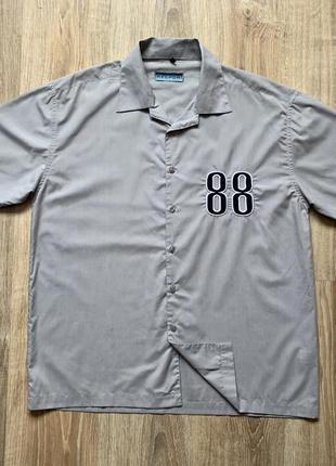 Чоловіча вінтажна колекційна бавовняна сорочка з коротким new york yankees2 фото