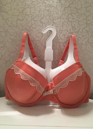 Кораловый лифчик бюстгальтер hunkemõller 90d