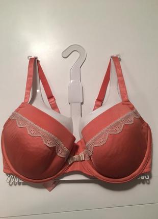 Кораловый лифчик бюстгальтер hunkemõller 90d3 фото