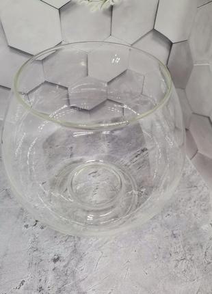 Скляна ваза келих h 230 d2204 фото