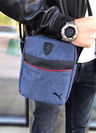 Барсетка puma мужская сумка через плечо мессенджер1 фото