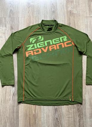 Чоловіча спортивна термо кофта на микрофлисе рашгард ziener