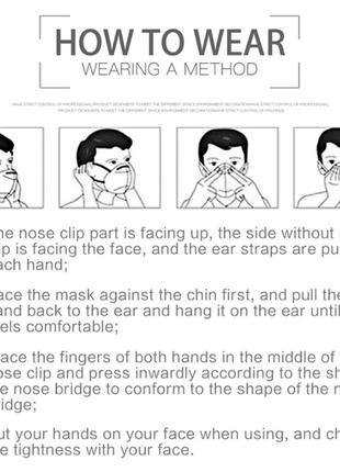 Респиратор kn95 / ffp2-10 штук. многоразовая маска для лица. маска респиратор fg32s6 фото