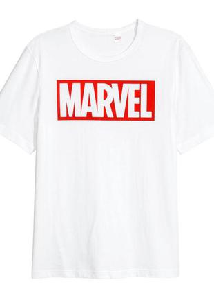 Чоловіча футболка з написом "marvel" push it