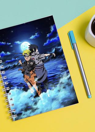 Скетчбук sketchbook для малювання з принтом naruto наруто 16