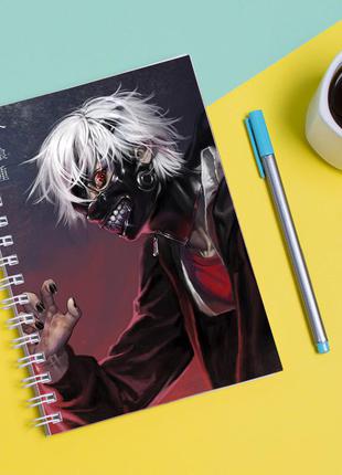 Скетчбук sketchbook для малювання з принтом tokyo ghoul - токійський гуль 14