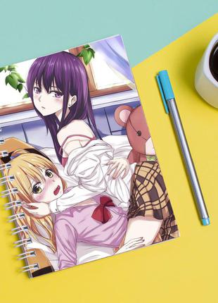 Скетчбук sketchbook для рисования с принтом аниме цитрус, citrus 1