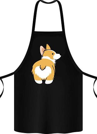 Фартух з принтом "corgi back"
