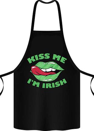 Фартук с принтом "kiss me i'm irish"