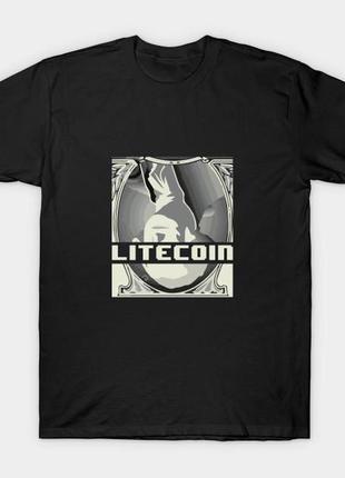 Футболка с принтом "litecoin" push it