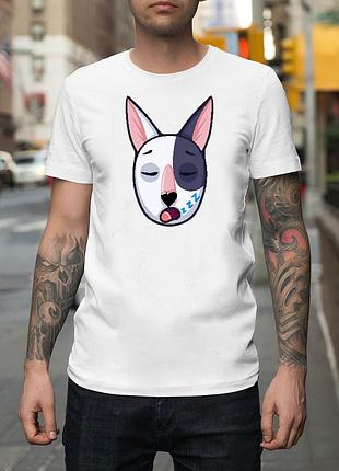 Футболка с принтом "голова собаки спит" push it