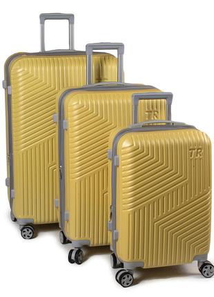 Дорожня валіза 31 abs-пластик 802 yellow