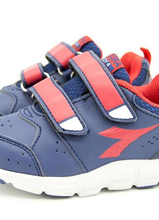 Кроссовки для мальчиков diadora сине-красный (diadora jazzy 4 blue (22 (13,5 см))