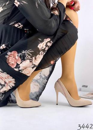 Лодочки, еко замш.