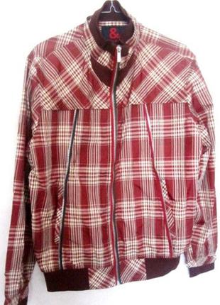 Куртка ветровка мужская красная брендовая