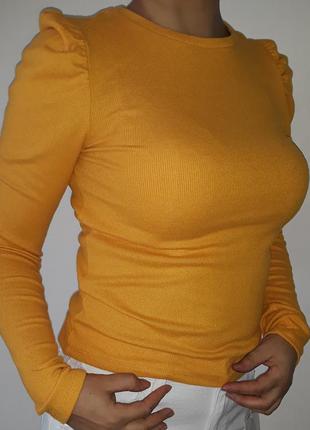 Стильна блузка в рубчик1 фото