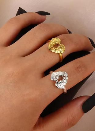 Парні колечка із сердечком стильні модні трендові парні кільця каблучки колечка