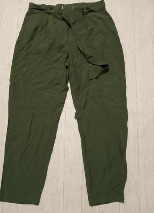 Ткані штани з поясом tchibo германия , размер наш 48-50 42 євро7 фото