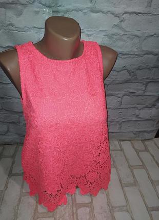 Яскрава футболка,майка,ажур