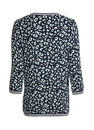 Стильна жіноча блузка з рукавами 3/4, tchibo німеччина, р 42-46 36/38 євро5 фото