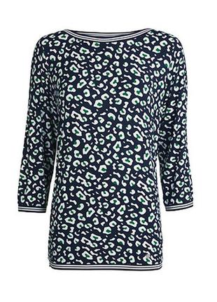 Стильна жіноча блузка з рукавами 3/4, tchibo німеччина, р 42-46 36/38 євро3 фото