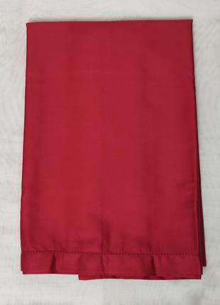 Скатерть красная с блеском tcm, германия размер 130*1601 фото